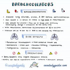 Do you know which inhaler to give first? Bronchodilator or steroid inhaler? 🫁 Medical Notebook, Bsn Nursing, Study Info, Nurse Study, Medical Notes, Medical Student Study