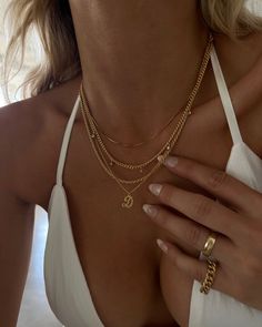 14k gold filled or sterling silver Dimensions2mm thick and 16'', 18'' and 20'' Dainty Gold Jewelry, Twisted Chain, Trening Fitness, Gold Girl, Jewelry Accessories Ideas, Initial Necklace Gold, Nail Jewelry, Dainty Chain, Classy Jewelry