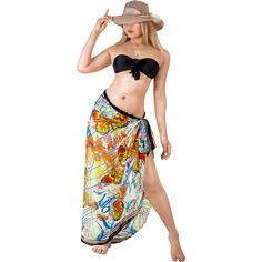 LA LEELA proudly present you, this adorable collection of stylish swimwear beach bikini cover up sarongs with solid and vibrant colors. this swim/bath accessory designed according to the latest trends with absolute perfection which will increase and beautify your wardrobe needs, versatility of this beach season high demand multi tasking piece twists and wraps in multitude of ways. Embrace the beach with LA LEELA Sarongs Cover-Ups—where style meets sun safety for your most confident cover-up Clot Vacation Bathing Suits, Wrap Swimwear, Swimsuit Sarong, High Waisted Swim Bottoms, Beach Sarong, Suit Swimsuit, Beach Wrap, Bathing Suit Cover Up, Swim Cover