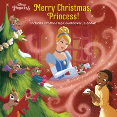 See the Disney Princesses' favorite Christmas traditions in this festive holiday storybook with a lift-the-flap countdown calendar at the end! Join Princesses Cinderella, Belle, Tiana, and Aurora to discover their favorite things to do during Christmastime and see what makes the holiday season so special to them! This storybook, full of holiday traditions, includes a Christmas countdown calendar with flaps to lift. With lots of festive fun, it's the perfect gift for Disney Princess fans ages 3 t Disney Princess Books, Disney Merry Christmas, Christmas Princess, Nicole Johnson, Disney Storybook, Princess Book, Disney Princess Characters, Christmas Reading, Christmas Countdown Calendar