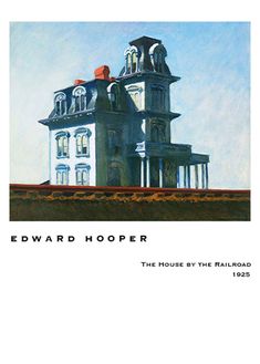 the house by the railroad is featured in this book, edward hoeper's novel