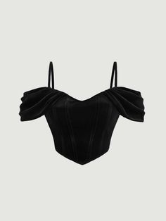 Black Clothes For Women, Top Designs For Women, Mode Swag, Mode Emo, Cold Shoulder Tops, Elegant Tops, Black Clothing, Really Cute Outfits