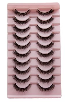 PRICES MAY VARY. Long Lasting Russian 3D Eyelashes Faux Mink Eyelashes Set: This set of false eyelashes is designed to provide a charming and long-lasting look with its 3D design and faux mink material, creating a luxurious and glamorous effect. Reusable Thick full Strip Eye Lashes: These false eyelashes are not only thick and full for a bold and dramatic enhancement, but they are also reusable, making them a cost-effective and sustainable choice for achieving an eye-catching look time and time Lashes Extensions, Applying False Eyelashes, Eyelash Sets, Fake Lashes, Eye Lashes, Mink Eyelashes, Lash Extensions, False Eyelashes, 3d Design