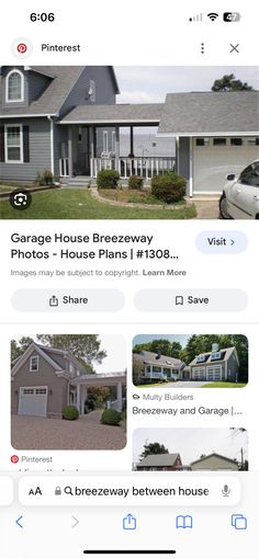 the real estate listing page on an iphone