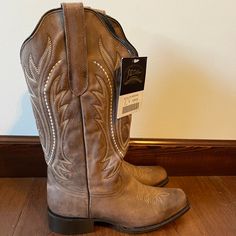 Never Worn, Tag Still On Shoes Heels Boots, Cowboy Boots, Shoes Women Heels, Heeled Boots, Cowboy, Shoes Heels, Size 10, Women Shoes, Boots