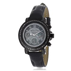 Model/Collection Name: Montana&#44 Black Diamond Watch, Diamond Watches Women, Colorful Watches, Pink Watch, Watch For Women, Buy Watches, Leather Watch Strap, Women Diamond, Diamond Watch