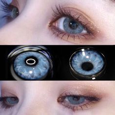 Masonry Blue Color Contact Lense BE734 - Harajuku Kawaii Fashion Anime Clothes Fashion Store - SpreePicky Kawaii Wigs, Color Contact Lenses, Kawaii Accessories, Contact Lens