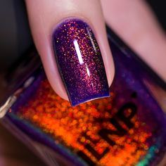 ILNP Hallucinate - Rich Indigo Shimmer Nail Polish Ilnp Nail Polish, Boutique Nails, Magnetic Nail Polish, Fall Nail Polish, Shimmer Nail Polish, Magnetic Nails, Nail Shimmer, Holographic Nail Polish, Holographic Nails