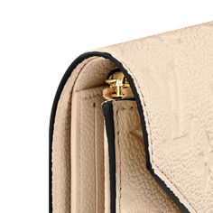 LOUIS VUITTON® - Victorine Wallet - Cream Elegant Beige Wallet With Coin Pocket, Elegant Beige Wallets With Coin Pocket, Luxury Compact Beige Wallet, Luxury Beige Travel Wallet, Luxury Leather Envelope Wallet, Luxury Leather Wallet On Chain In Beige, Luxury Beige Leather Wallet On Chain, Luxury Beige Wallet On Chain, Luxury Beige Wallet On Chain For Evening