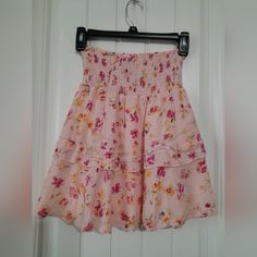 Kendall & Kylie Chiffon Skirt Size : M & L Tulle Overlay Skirt, Pink Denim Skirt, Kylie Dresses, American Eagle Skirt, Floral Pleated Skirt, Overlay Skirt, Lace Pencil Skirt, Animal Print Skirt, Patchwork Skirt