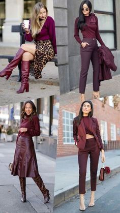 Burgundy Outfits, Paris Winter, Trendy Fall Fashion, Modeling Poses, Chic Winter Style, Fashion Trend Forecast, Trendy Christmas Outfits, Skirt Outfits Fall, Fashion Fail