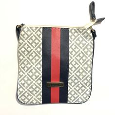 Tommy Hilfiger Navy, White & Red Flag Faux Leather Crossbody Bag Purse Nice VTG. Condition is "Pre-owned". Shipped with USPS Priority Mail. Chic Tommy Hilfiger Leather Bags, White Tommy Hilfiger Bags For Everyday Use, Trendy Tommy Hilfiger Crossbody Bag, Tommy Hilfiger Everyday Crossbody Shoulder Bag, Tommy Hilfiger Tan Shoulder Bag For Travel, Tommy Hilfiger Red Bag For Everyday Use, Tommy Hilfiger Travel Crossbody Bag, Tommy Hilfiger Crossbody Shoulder Bag For Travel, Tommy Hilfiger Crossbody Shoulder Bag For Daily Use