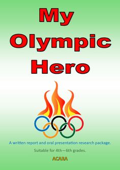 the cover of my olympic hero book, with flames in the middle and an olympic symbol on top