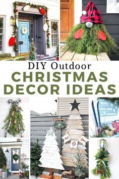 diy outdoor christmas decor ideas