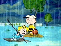 charlie and snoop fishing in the rain