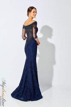 Looking for a breathtaking gown that will make you feel like a princess on your big day? Look no further than the Ivonne D 221D52! This gorgeous lace fit and flare gown features a beaded scoop neckline and three-quarter length sleeves. The detachable back modesty piece is an added bonus, ensuring you feel comfortable and confident all night long. Whether you're dancing the night away or simply posing for photos, this dress is sure to turn heads. Ready to make your fairytale dreams come true? Say Fitted Long Dress, Long Fitted Dresses, Plastic Dress, Flare Gown, Lace Layers, Family Picture Outfits, Mermaid Silhouette, Picture Outfits, Bateau Neckline