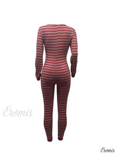 Eromis - Sophisticated Color Block Skinny Jumpsuit: Long Sleeve Womens Jumpsuit Ideal for Spring and Fall Casual Multicolor Long Sleeve Onesie, Multicolor Long Sleeve Winter Onesie, Solid Long-sleeve Jumpsuit With Buttons, Military Style Long Sleeve Cotton Jumpsuits And Rompers, Khaki Military Long Sleeve Jumpsuit, Jumpsuit Long Sleeve, Jumpsuit Long, Fall Care, Sleeve Detail