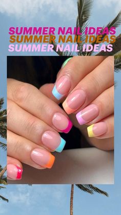 Nails Ideas French, Light Pink Nail Designs, Summer Nails Inspiration, Nail Ideas Summer, Ideas Summer Nails, Matte Nail Colors, Inspiration Nails, Summer Nail Ideas, Matte Nail