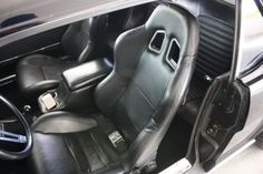 the interior of a car is clean and ready to be used