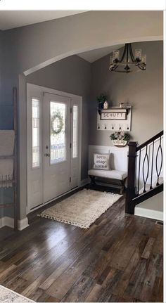 the entryway is clean and ready for us to use as an entrance way in this home