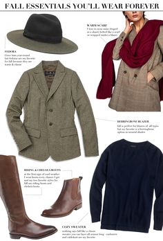 FALL ESSENTIALS I WEAR EVERY YEAR - ABOUT FALL ESSENTIALS I WEAR EVERY YEAR — SHOP FALL ESSENTIALS I WEAR EVERY YEAR 5 Must-Read Tips For First Time Home Buyers How To Wear A Fedora Women, Audrey Coyne, Wardrobe Images, Countryside Fashion, Fedora Women, Preppy Fashion, Parisian Chic Style, Minimalist Fashion Women, Country Lifestyle