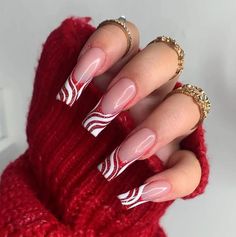 Nail Suggestions, Coffin Tips, Nail Practice, Nail Pics, Cane Tips, Sweet Nails, March Nails, Milky Pink, Candy Cane Nails