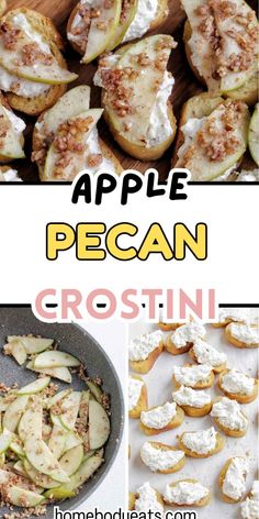 Looking for the perfect, stress-free Thanksgiving appetizer? Look no further because these apple pecan crostini bites are by far my favorite appetizer to make for a crowd. Not only are they incredibly delicious, but I can also whip them up super quickly. They are definitely a crowd favorite when it comes to Thanksgiving appetizers. Fall Crostini, Apple Crostini, Easy Party Finger Food, Ricotta Spread, Finger Foods Easy Party, Party Finger Food, Fall Recipes Appetizers, Fall Appetizers Easy