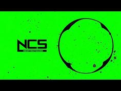 a green screen with the words ncs on it and an image of a black circle