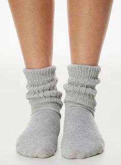 SCRUNCH ANKLE SOCK | Aritzia Ankle High Socks, Pilates Socks, Short Bra, Ankle Sock, Everyday Luxuries, Summer Staples, Ankle Socks, Fall Winter Outfits, Bra Tops