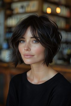 50 mühelose Mama-Schnitte für vielbeschäftigte Mütter Mom Cut, Natural Hair Cuts, Hairstyles Straight, Edgy Haircuts, Chin Length Hair, Women Ideas, Mom Hairstyles, Effortless Hairstyles, Hairstyle Women