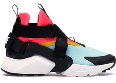 Check out the Air Huarache City Multi-Color (W) available on StockX Black Racer, Nike Air Huarache, Air Huarache, Hot Sneakers, Puma Fierce Sneaker, Nike Sneakers, Watch Collection, Adidas Yeezy, Jordan Retro