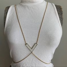 New. Never Used. Body Chain Gold And Silver, Silver Gold, Topshop, Women Jewelry, Chain, Silver, Gold, Women Shopping, Color