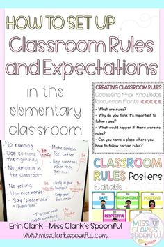 classroom rules and expectations in the elementary classroom