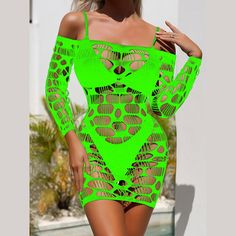 Please refer to our sizing chart for a guideline when choosing a size. 5 business days order processing time. 90% nylon 10% spandex Fitted Green Hollow Out Dress, Fitted Green Dress With Hollow Out Details, Green Fitted Dress With Hollow-out Details, Trendy Hollow Out Mini Dress For Night Out, Stretch Mini Length Dress With Hollow Out Details, Stretch Hollow Out Mini Dress, Stretch Mini Dress With Hollow Out Details, Trendy Hollow Out Mini Dress For Club, Trendy Bodycon Dress With Hollow Out Details