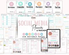 the social media planner and trackerr bundle