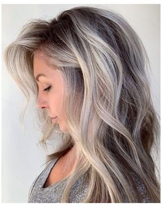 Tuesday Transformation, Silver Balayage, Grey Balayage, Grey Brown Hair, Gray Highlights, Hair Blending, Ash Brown Balayage, Shaggy Hairstyles, Gray Balayage