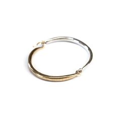 Hinged Bangle Brass / Sterling Recycled Gold Jewelry, Hinged Bangle, Hand Cast, Silver Pendants, Recycled Gold, Recycled Sterling Silver, Silver Pearls, Modern Jewelry, Ring Necklace