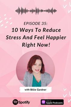 Stress is no fun! Not only does it make us feel like crap, but it can also affect our health, relationships, productivity, life, work…everything! Add starting a business, kids, pets, and everything else, and we’re feeling quite overwhelmed, aren’t we? There are lots of ways to manage stress, however, that can help us feel more balanced, happy, and in control of our emotions. In this episode, I'm going to share my top 10 easy tips to help you reduce stress. Business Affirmations, Health Relationships, Feel Happier