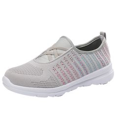 2022 Women's Summer Mesh Breathable Sports Shoes Women's Light Runnin – Cilool Light Running Shoes, Bling Sandals, Wide Width Boots, Mule Sneakers, Sock Sneakers, Socks Sneakers, Walking Sandals, Sport Shoes Women, Casual Loafers