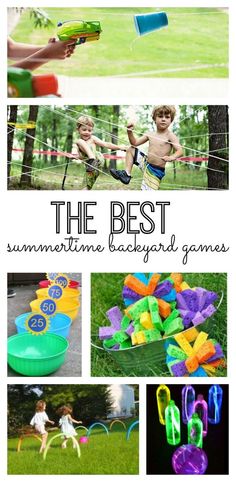 the best summer backyard games for kids to play with in the yard or on the lawn