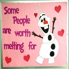 some people are worth melting for love on a pink background with heart - shaped hearts