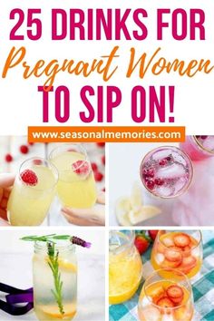 the 25 drinks for pregnant women to sip on