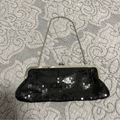 Sparkly Black Sequin Clasp Purse Super Cute Bag Brand: Loft Brand New Condition Perfect For A Taylor Swift Concert Black Sequined Bags For Formal Occasions, Formal Black Bag With Sequins, Formal Black Sequin Bag, Black Sequin Clutch Bag, Elegant Black Sequin Bag, Black Sequined Evening Bag For Formal Occasions, Black Bags With Silver-tone Hardware For Events, Black Bags With Silver-tone Hardware, Black Bags For Events With Silver-tone Hardware