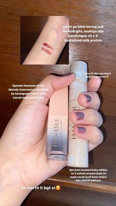 Ombre Lips Hanasui, Rekomendasi Lipcream, Lipcream Ombre, Lipcream Hanasui, Ombre Lipstick, Ombre Lip