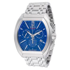 Invicta Jason Taylor Men's Watch (Mod: 45790) | Invicta Watches Blue Watch With Metal Rectangular Dial, Blue Automatic Chronograph Watch With Rectangular Dial, Blue Chronograph Watch With Rectangular Dial, Blue Chronograph Watch With Rectangular Dial And Subdials, Blue Stainless Steel Chronograph Watch, Chronograph Watch With Rectangular Stainless Steel Dial, Stainless Steel Chronograph Watch With Rectangular Dial, Silver Watch With Rectangular Dial And Tachymeter, Silver Chronograph Watch With Tachymeter And Rectangular Dial