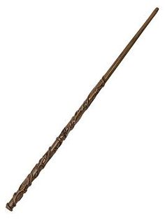 an old wooden stick that has been carved to look like it is holding a staff