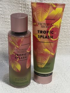 VICTORIA'S SECRET TROPIC SPLASH BODY MIST 8.4 OZ & LOTION 8 FL OZ (SET OF 2). Body Mist, Body Spray, Mist, Spray, Things To Sell