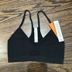 **Nwt** Colsie Black Sports Bra Size Xs Great For Pre Teens And Young Teens Organization Decor, White Sports Bra, Unlined Bra, Pink Sports Bra, Black Sports Bra, Sports Bra Sizing, Bathroom Organization, Sports Bras, Lace Bralette