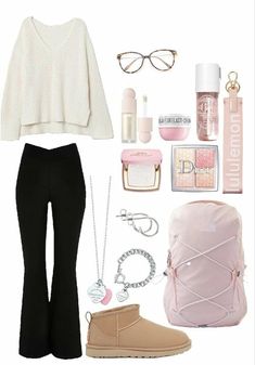 Bonjourista's Amazon Page Simple Outfits For School, Back To School Fits, Casual Preppy Outfits, Outfit Inspo Casual, Trendy Outfits For Teens, Cute Lazy Day Outfits, Estilo Preppy, Cute Outfits For School, Lazy Day Outfits