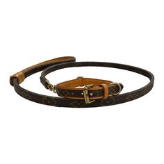 louis vuitton monogram leather dog leash